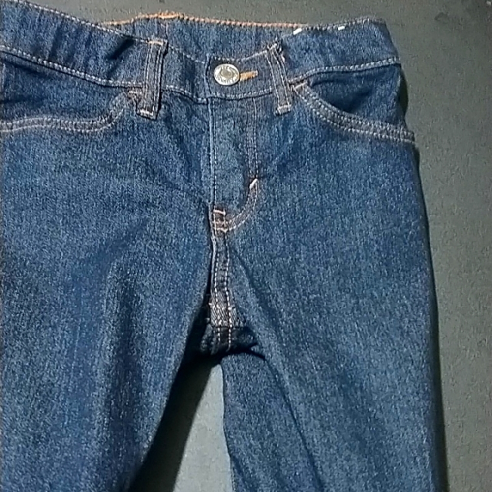 Boys dark blue denim jeans and black Jeans